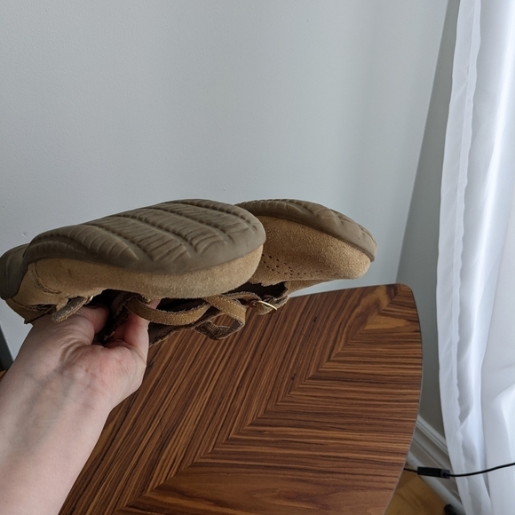 BUM Equipment suede mary janes hiking flats tan camel brown size 8 s1 - Picture 5 of 8